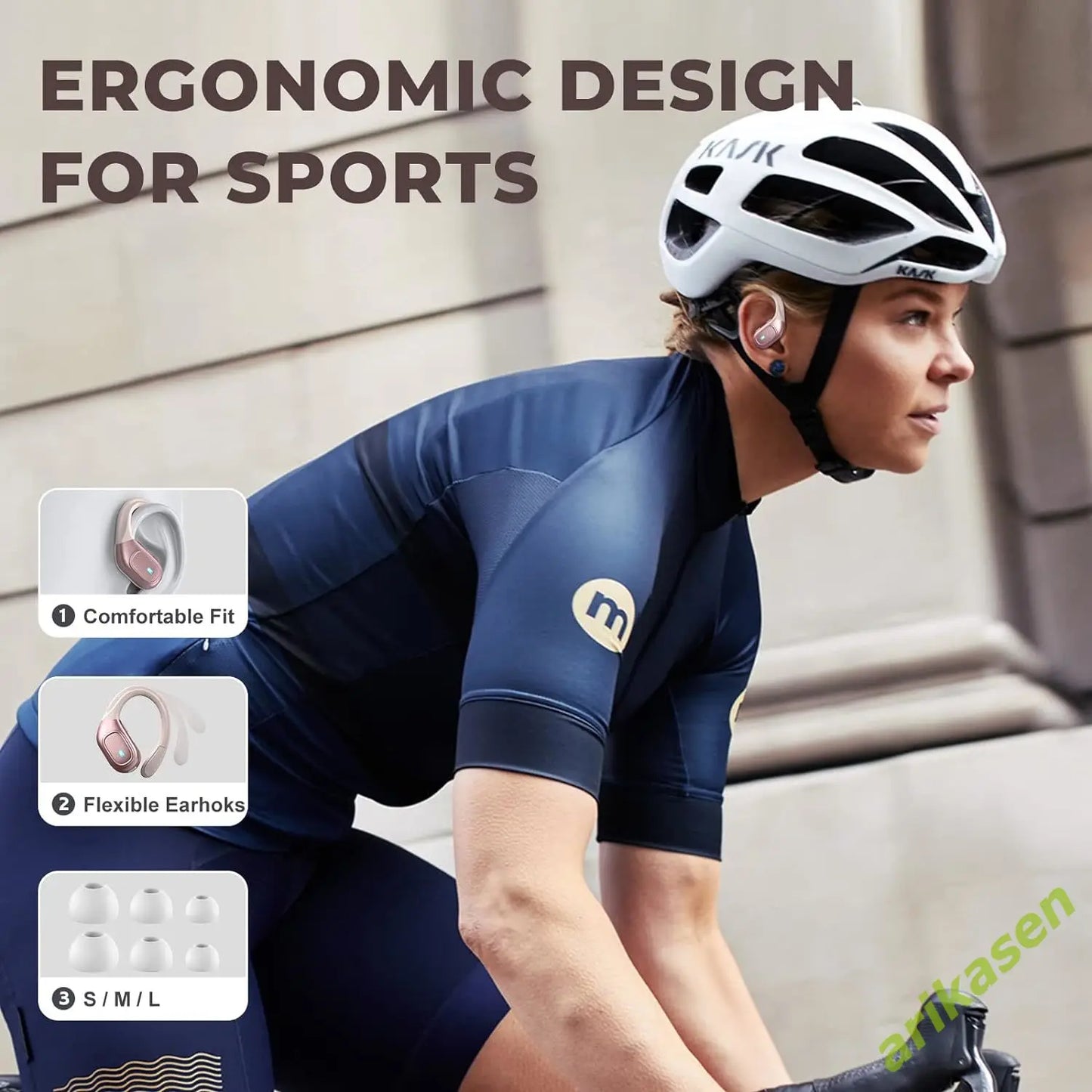 Arikasen Bluetooth 5.3 Wireless Earbuds 10% Discount code: Welcome10