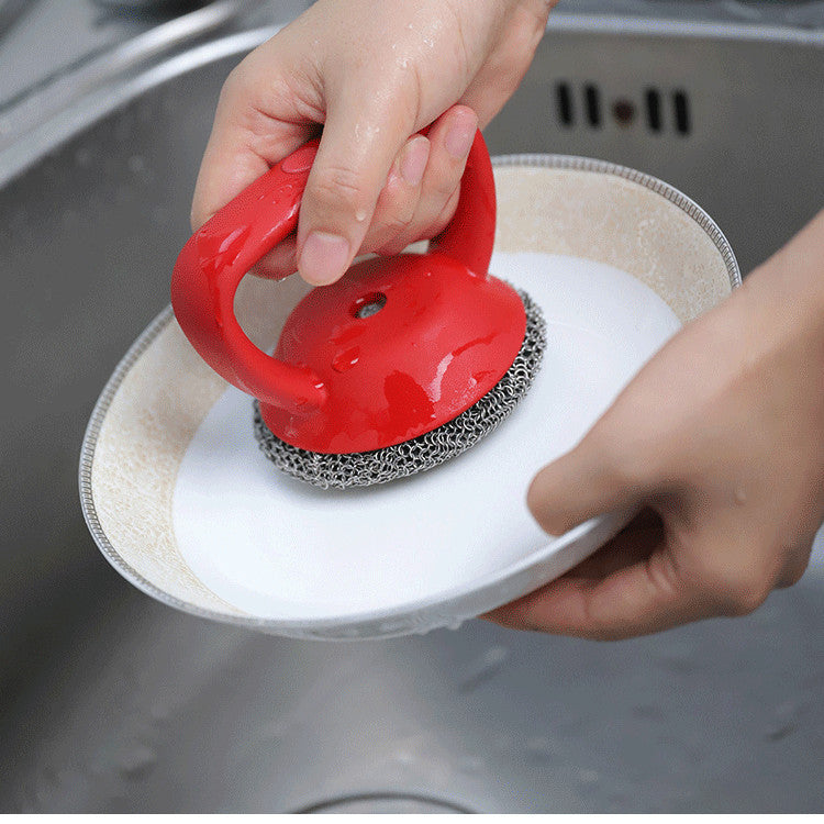 Stainless Steel Cast Iron Scrubber Brus