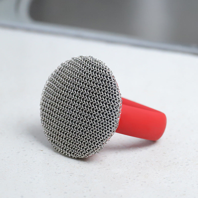 Stainless Steel Cast Iron Scrubber Brus