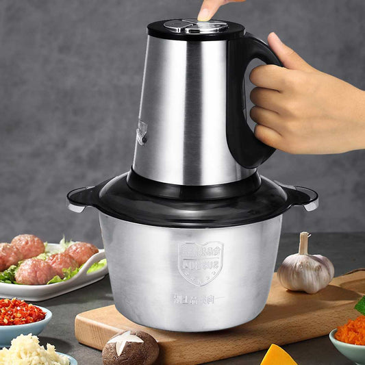 3L Stainless Steel Multi-Function Food Processor – Juicer, Mixer, Grinder & Chopper