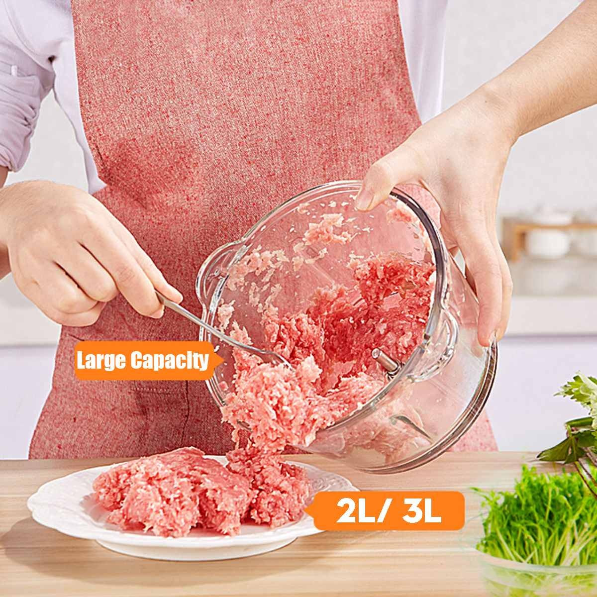 3L Stainless Steel Multi-Function Food Processor – Juicer, Mixer, Grinder & Chopper