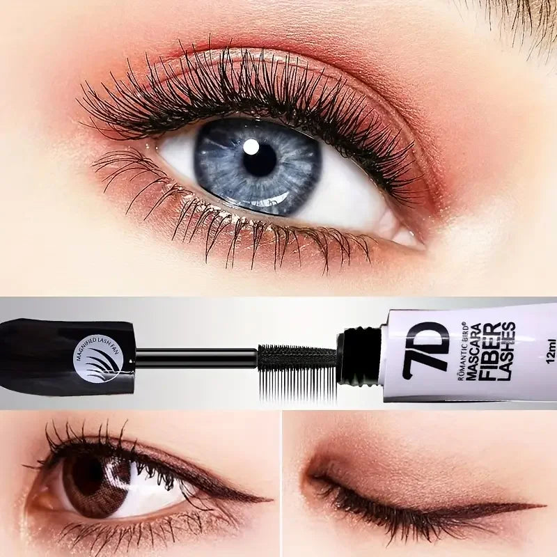 Fiber Mascara Set Waterproof Durable Curling Mascara Sweatproof