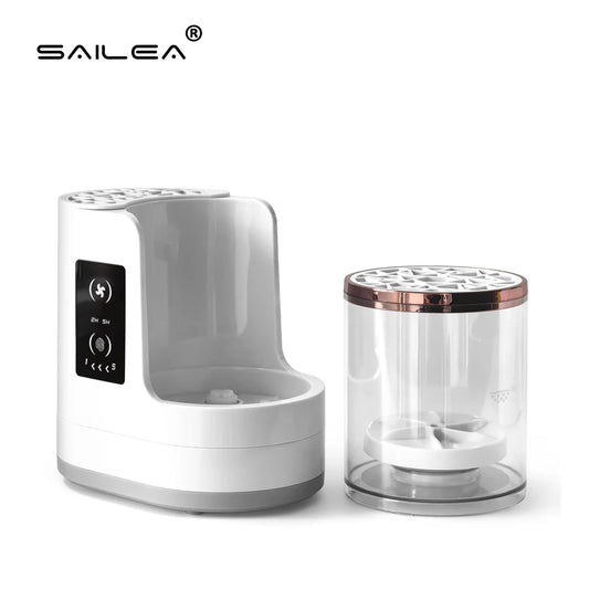 USB Powered Automatic Electric Makeup Brush Cleaner Machine Dryer Tool for All Sizes for Household & Hotel Use