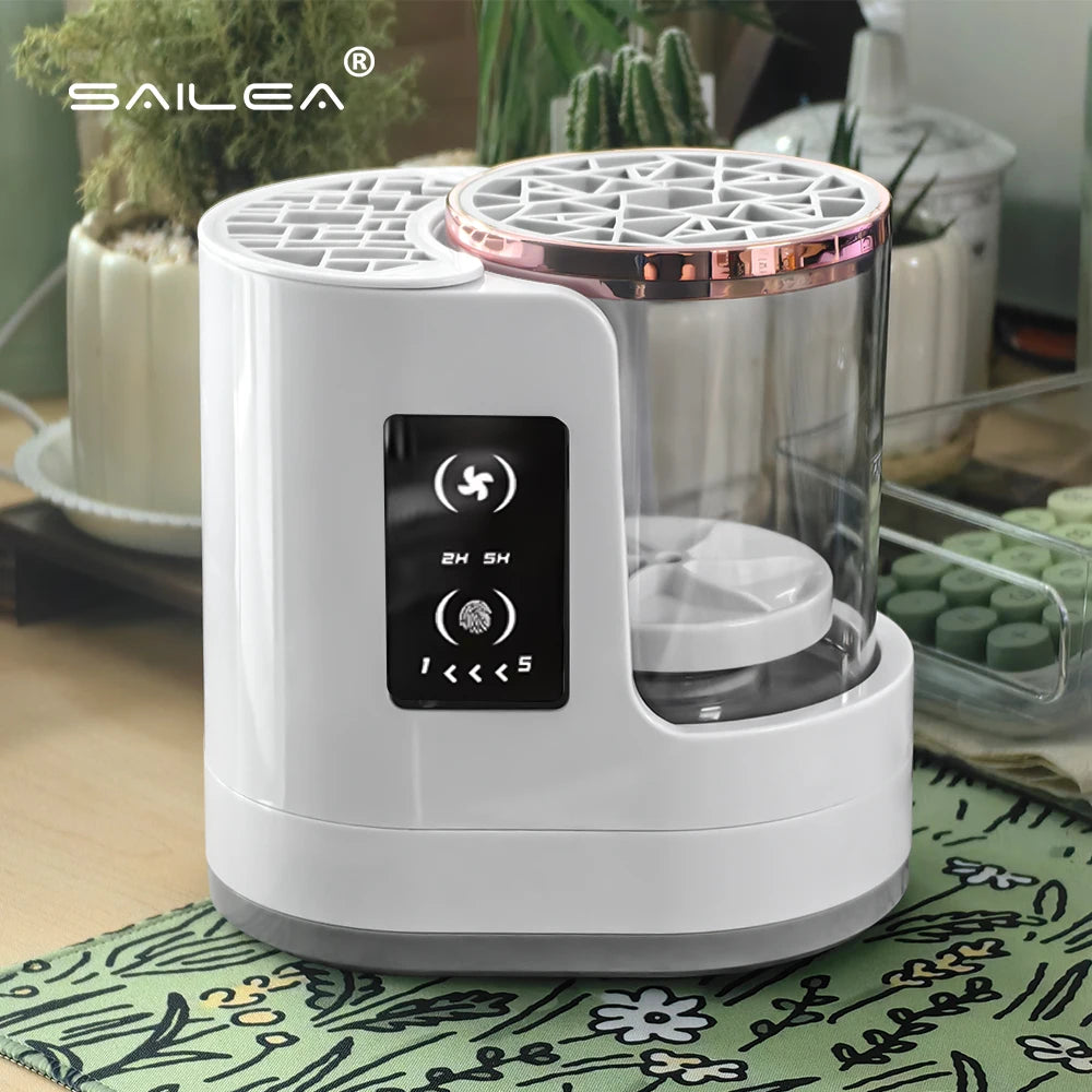 USB Powered Automatic Electric Makeup Brush Cleaner Machine Dryer Tool for All Sizes for Household & Hotel Use
