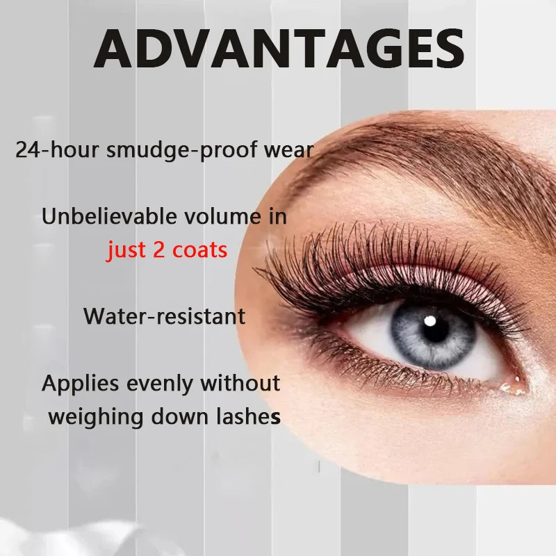 Fiber Mascara Set Waterproof Durable Curling Mascara Sweatproof