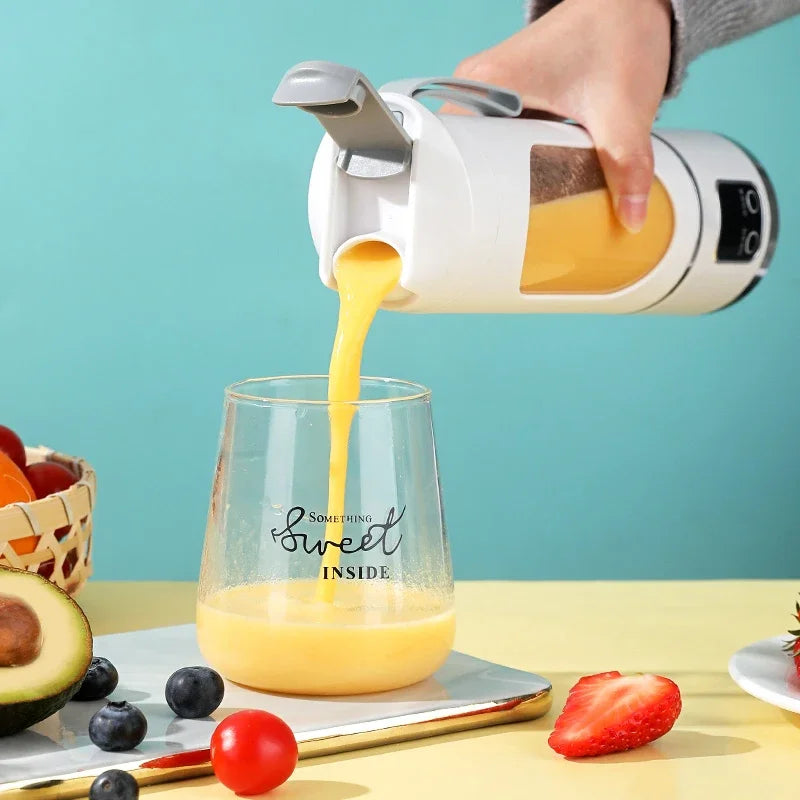 Portable USB Blender 450ml – 10 Blades Smoothie & Ice Crusher