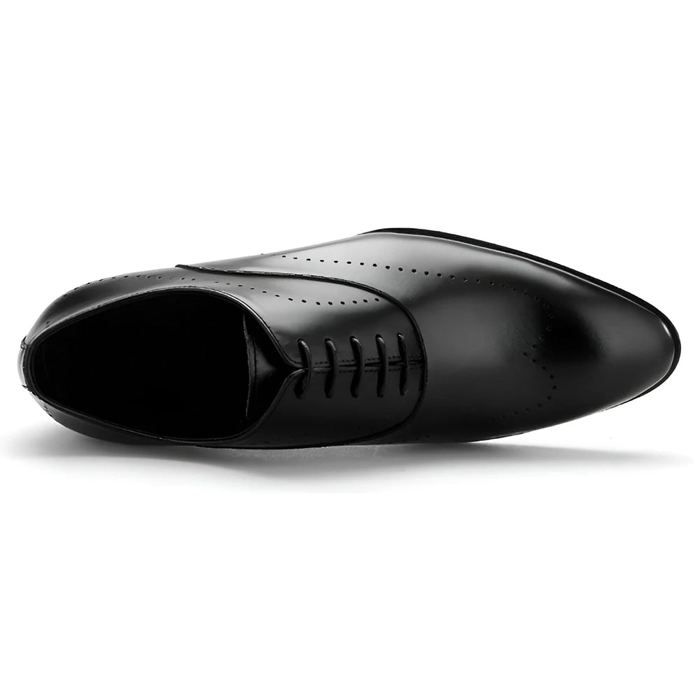 Genuine Leather Oxford Dress Shoes for Men – Business &amp; Formal Style