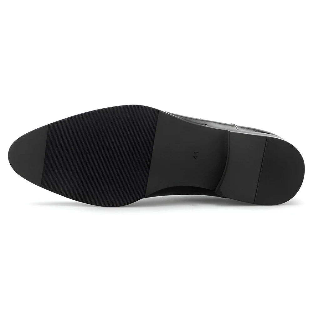 Genuine Leather Oxford Dress Shoes for Men – Business &amp; Formal Style