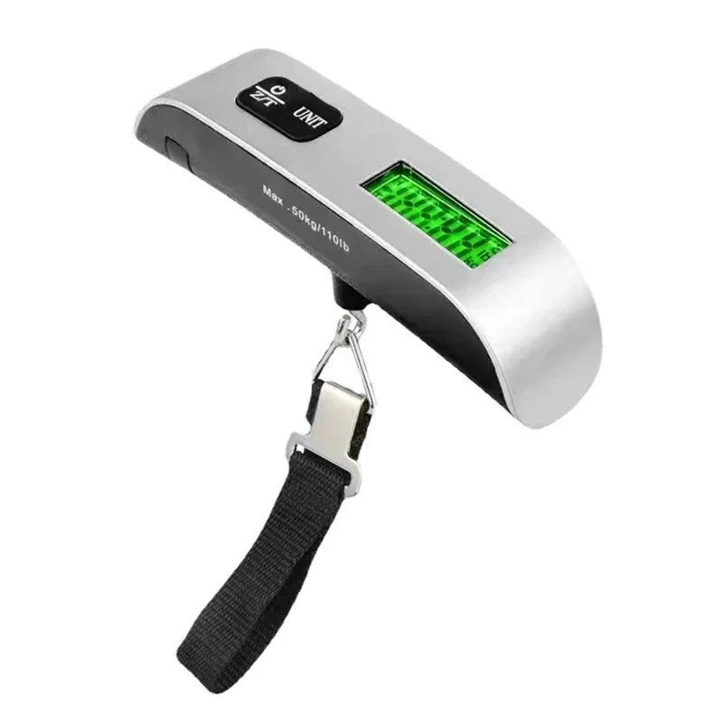 Portable Digital Luggage Scale – 110lb/50kg Capacity with LCD Display