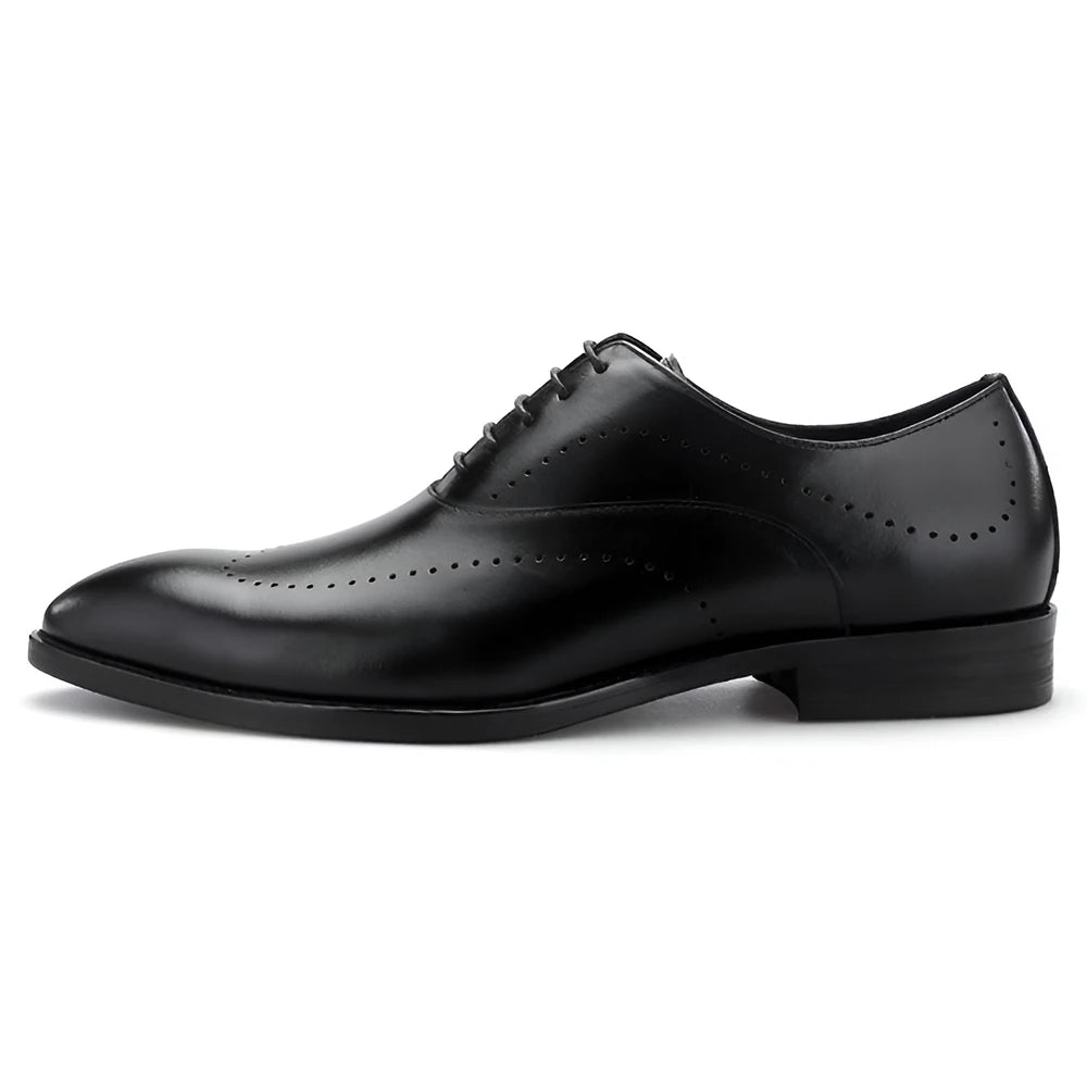 Genuine Leather Oxford Dress Shoes for Men – Business &amp; Formal Style