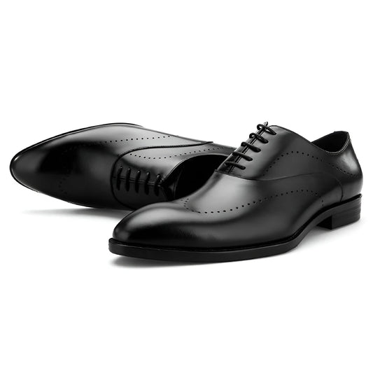 Genuine Leather Oxford Dress Shoes for Men – Business &amp; Formal Style