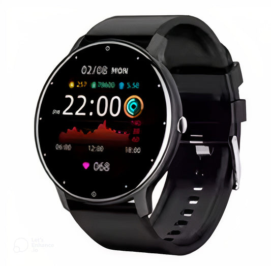 Smart Watch BW0223 – Full Touch Fitness Tracker with Heart Rate & Blood Pressure Monitor, Waterproof, iOS & Android Compatible